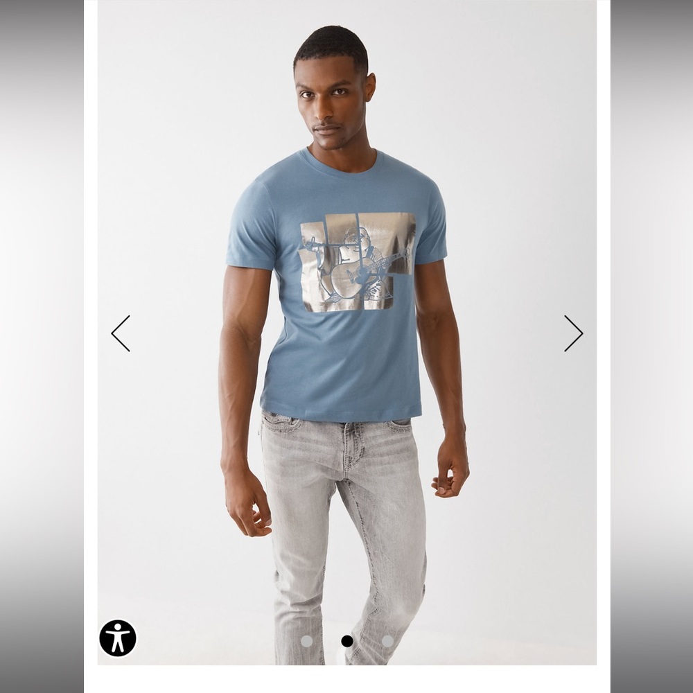 True religion Buddha logo tee